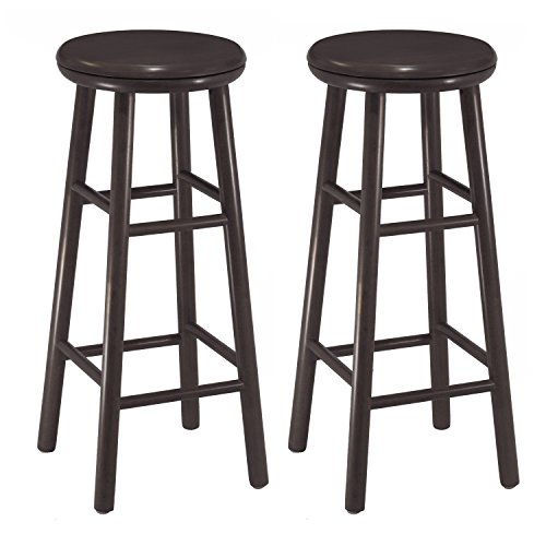 Winsome Wood 30-Inch Swivel Bar Stools, Dark Espresso Finish, Set of 2, Only $38.05 , free shipping
