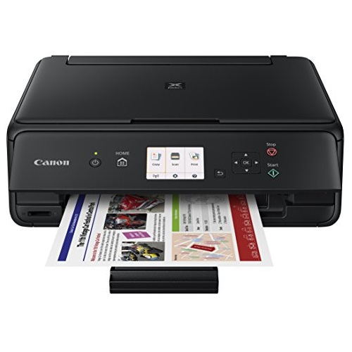Canon Office Products PIXMA TS5020 BK Wireless color Photo Printer with Scanner & Copier, Black, Only $77.49, free shipping