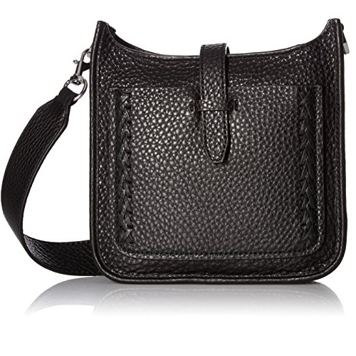 Rebecca Minkoff Mini Unlined Feed Bag with Whipstich, Black, Only $70.07, free shipping