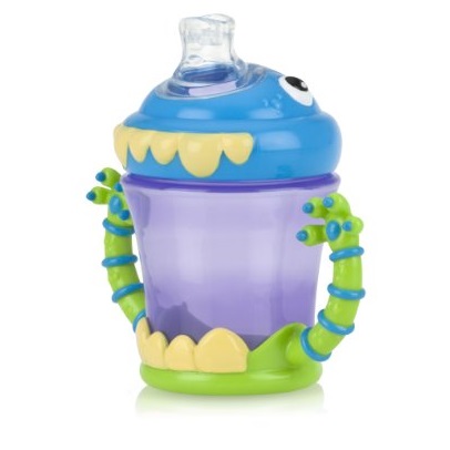 Nuby Two-Handle iMonster No-Spill Super Spout Cup, 7 Ounce, Only $3.98 after clipping coupon
