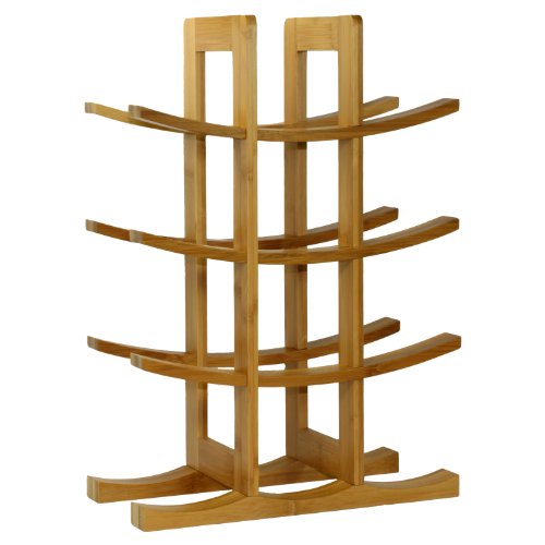 Oceanstar WR1149 12-Bottle Natural Bamboo Wine Rack, Only $9.62, You Save $15.38(62%)