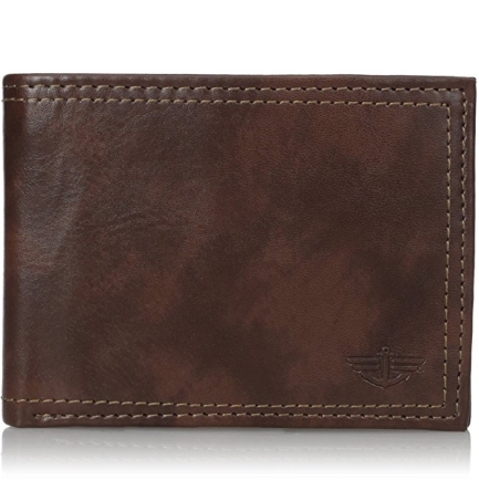 Dockers Men's RFID Blocking Extra Capacity Leather Bifold Wallet $18.99 FREE Shipping on orders over $35