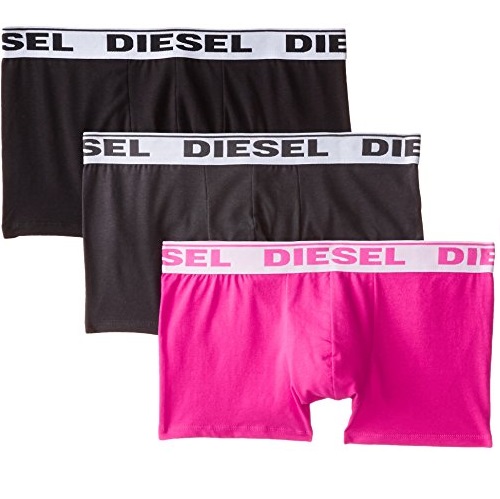 Diesel Men's 3-Pack Shawn Stretch Boxer Trunk,  Only $20.47, You Save $18.53(48%)