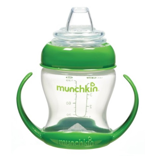 Munchkin BPA Free Flexi Transition Trainer Cup, Green, 4 Ounce, Only $7.87