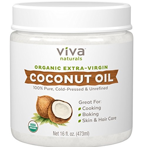 Viva Naturals Organic Extra Virgin Coconut Oil, 16 Ounce, Only $9.78, free shipping after using SS