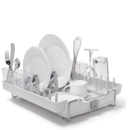 OXO 不锈钢可折叠厨具架子，原价$44.95，现仅售$25.99，免运费！