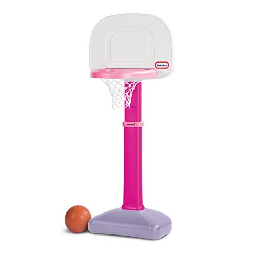 史低價！Little Tikes可調節高度幼兒籃球架套裝，原價$31.99，現僅售$16.91