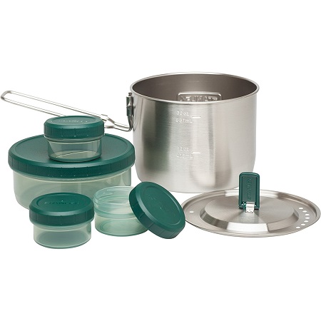 Stanley Adventure Mess Cook + Store Kit, 32 oz, Stainless Steel, Only $17.34, You Save $12.66(42%)
