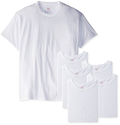Hanes Men's 6-Pack FreshIQ FreshIQ Crew T-Shirt,  Only $12.99