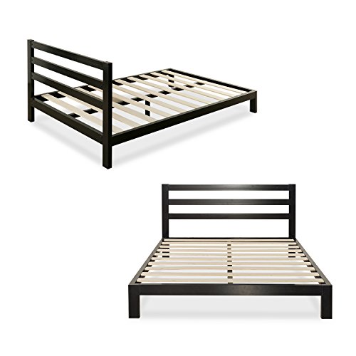 Zinus Modern Studio 10 Inch Platform 2000H Metal Bed Frame / Mattress Foundation / Wooden Slat Support / with Headboard, Queen, Only $96.44 , free shipping