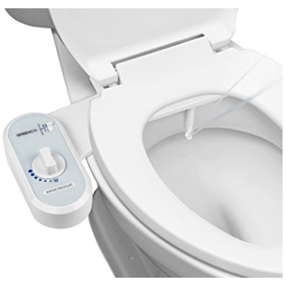 Greenco Bidet Fresh Water Spray Non-Electric Mechanical Bidet Toilet Seat Attachment  $18.73