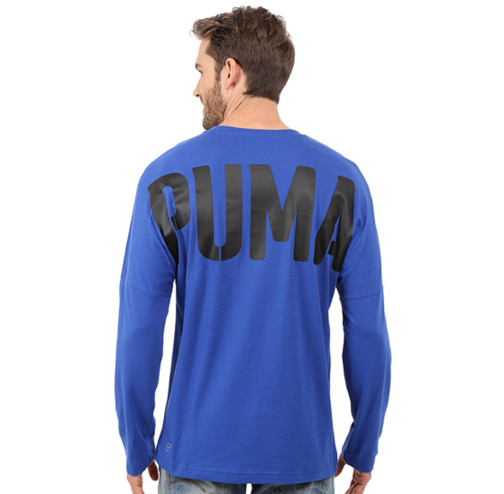 6PM: PUMA(彪馬) Evo Bold Logo Long Sleeve Tee男士長袖T恤, 原價$40, 現僅售$12.99