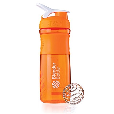BlenderBottle SportMixer Tritan Grip Shaker Bottle, Orange/White, 28-Ounce, Only $8.99, You Save $6.00(40%)
