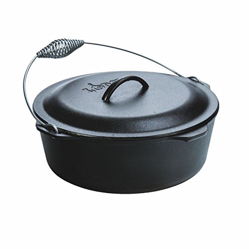 Lodge L12DO3 Cast Iron Dutch Oven with Iron Cover, Pre-Seasoned, 9-Quart, Only $41.20, free shipping
