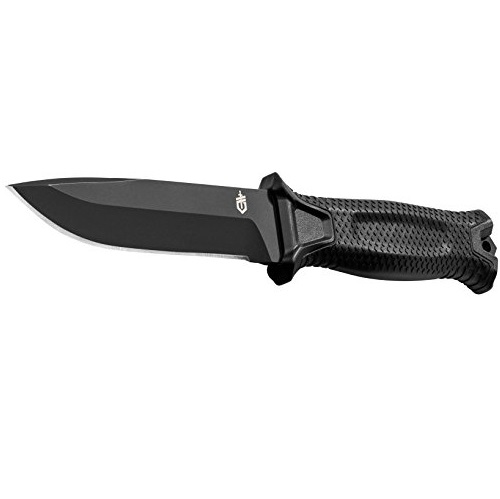史低价！Gerber戈博30-001038N黑色全刃战术刀，现仅售$36.95，免运费