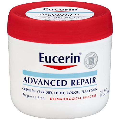 Eucerin Advanced Repair Cream | Body Moisturizer for Very Dry Skin | Body Cream with Ceramide 3 & Natural Moisturizing Factors | Fragrance Free | 16 ounce Jar, Only $6.29