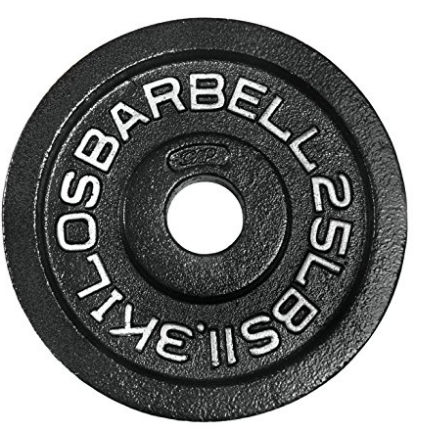 CAP Barbell Black Olympic 45磅 杠鈴鐵盤  特價僅售  $26.95