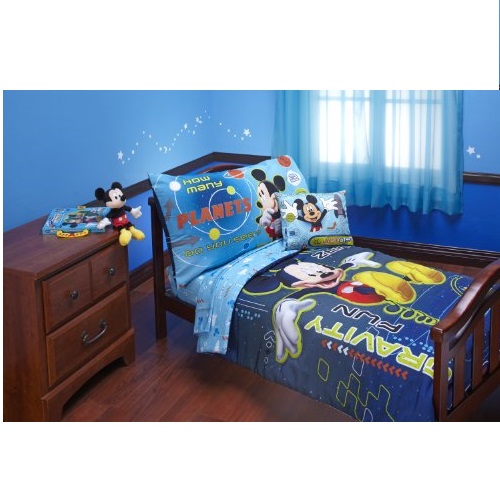 Disney Mickey Mouse Space Adventures 4 Piece Toddler Set, Blue, Only $20.62