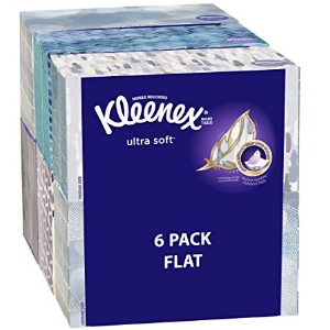 Kleenex Ultra Soft & Strong Facial Tissues, Medium Count Flat, 170 ct, 6 Pack $10.71