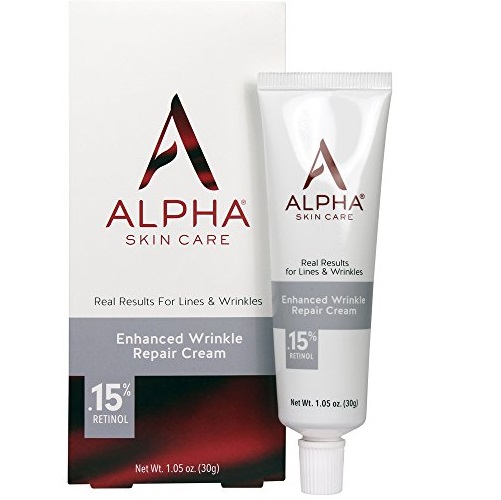 Alpha Skin Care - Enhanced Wrinkle Repair Cream, .15% Retinol, Real Results for Lines and Wrinkles| Fragrance-Free| 1.05-Ounce, Only $10.65, free shipping after  using SS