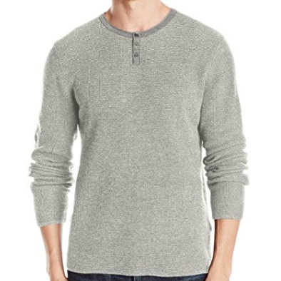 Lucky Brand Men's Colorado Cross-Stitch Henley Sweater $11.68 FREE Shipping on orders over $35