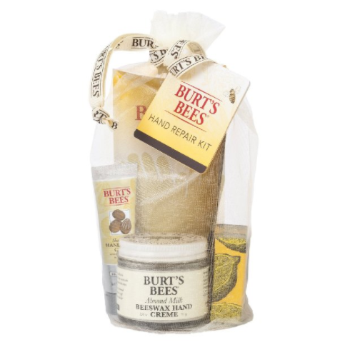 呵護乾燥雙手！Burt's Bees 小蜜蜂滋潤護手套組 4件套, 現點擊coupon后僅售$10.14