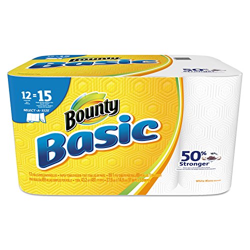 Bounty 92972 Basic Select-A-Size Paper Towels, 5 9/10