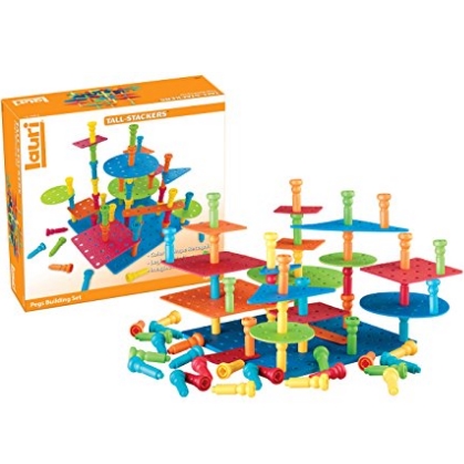 Lauri Tall-Stackers Pegs Building Set $22.51 FREE Shipping on orders over $25
