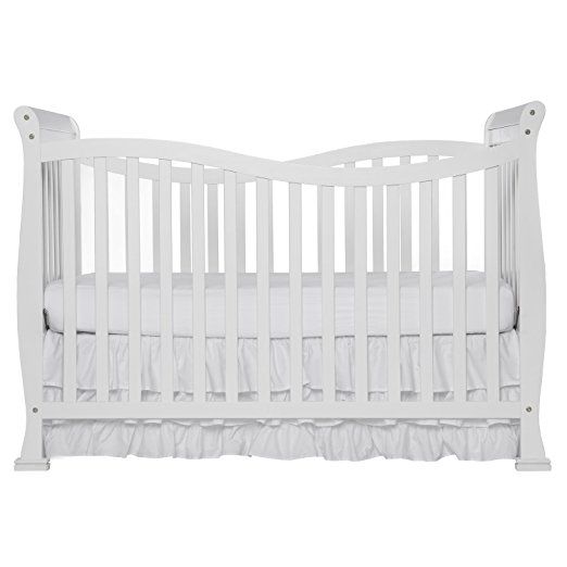 Dream On Me Violet 7 in 1 Convertible Life Style Crib, White, only $115.99, free shipping