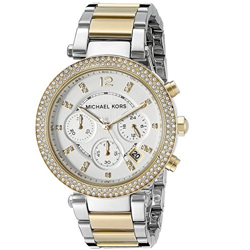 Michael Kors Women's Parker Two-Tone Watch MK5626, Only $108.99, You Save $166.01(60%)