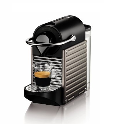 Nespresso Pixie Espresso Maker, Electric Titan, Only $109.37, You Save $53.84(33%)
