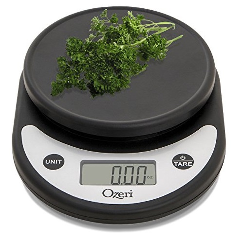 Ozeri ZK14-AB Pronto Digital Multifunction Kitchen and Food Scale, Silver On Black, Only $9.97