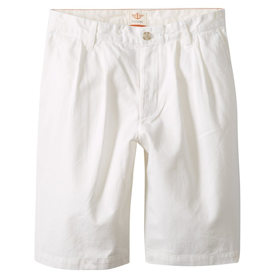Dockers Men's Perfect Short D3 Classic-Fit Pleated Short only $8.39