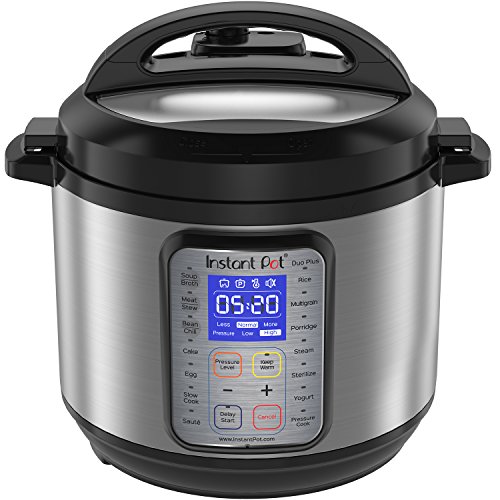 Instant Pot DUO Plus 60, 6 Qt 9-in-1 Multi- Use Programmable Pressure Cooker, Slow Cooker, Rice Cooker, Yogurt Maker, Egg Cooker, Sauté, Steamer, Warmer, and Sterilizer, Only $74.95, free shipping