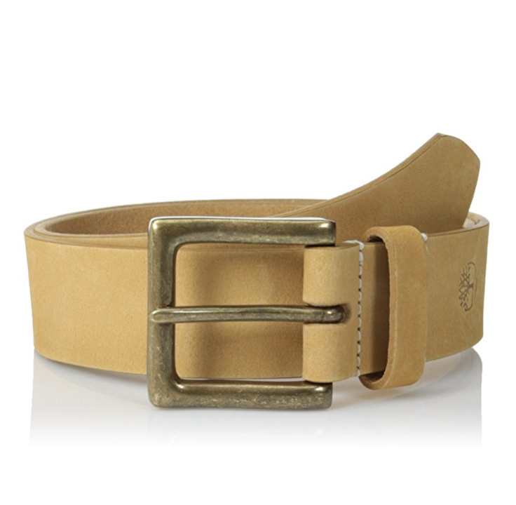 Timberland Men's 38 mm Boot Leather Belt only $15.99