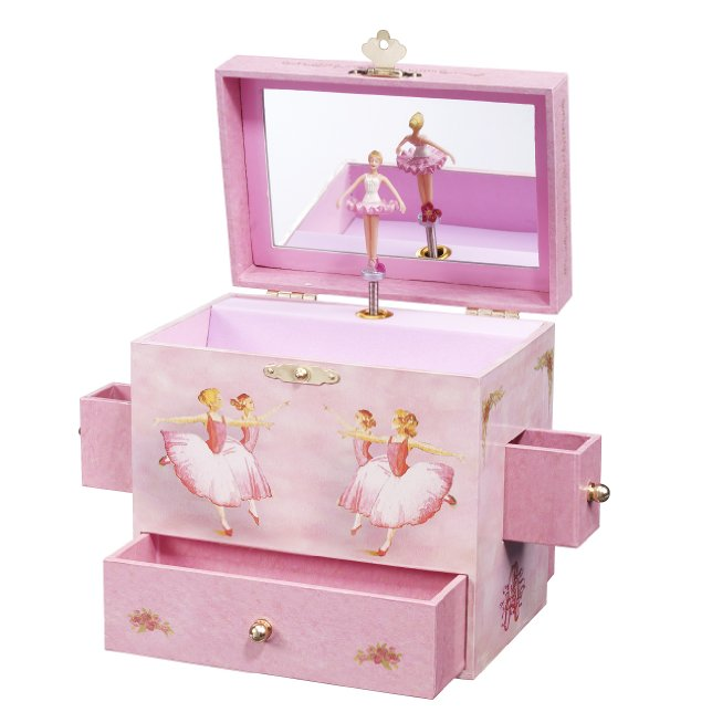 Enchantmints 芭蕾舞音乐珠宝盒，母亲节好礼, 原价$26.99, 现仅售$16.63