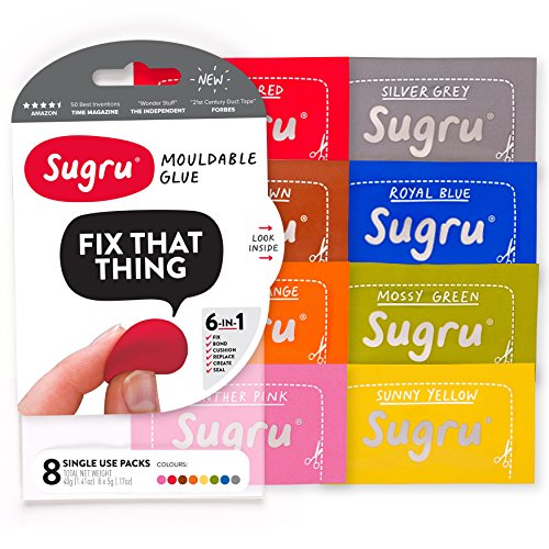 Sugru Moldable Glue (Pack of 8), Only $11.97