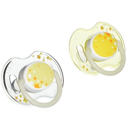 Philips AVENT BPA Free Nighttime Infant Pacifier, 0-6 Months, Colors May Vary, 2-Count $3.18 FREE Shipping on orders over $25