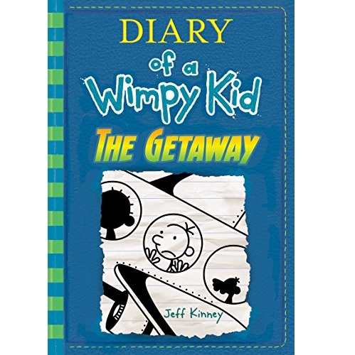 预定特价！热门书：《Diary of a Wimpy Kid小屁孩日记 第十二部 The Getaway》，原价$13.95，现仅售$7.67
