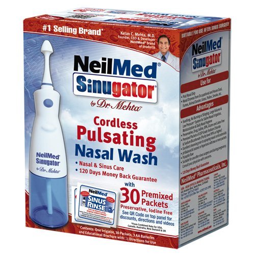 史低價！NeilMed Sinugator 無繩式脈衝洗鼻器，原價$28.16，現僅售$19.99