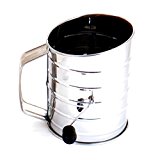 Norpro 3-Cup Stainless Steel Rotary Hand Crank Flour Sifter With 2 Wire Agitator $5.81 FREE Shipping on orders over $25