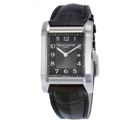 BAUME ET MERCIER Baume and Mercier Black Dial Leather Strap Ladies Watch Item No. 10019, only $499.00 after using coupon code, free shipping