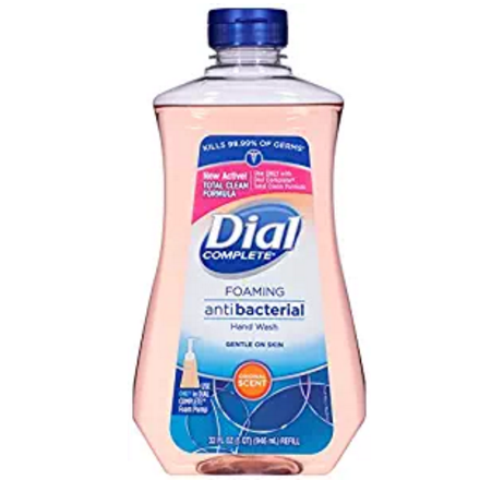 Dial Complete Antibacterial Foaming Hand Wash Refill, Original, 32 Ounce, only $2.98, free shipping after clipping coupon and using SS