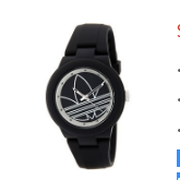 Adidas 中性硅膠錶帶 休閑手錶  特價僅售$35.97