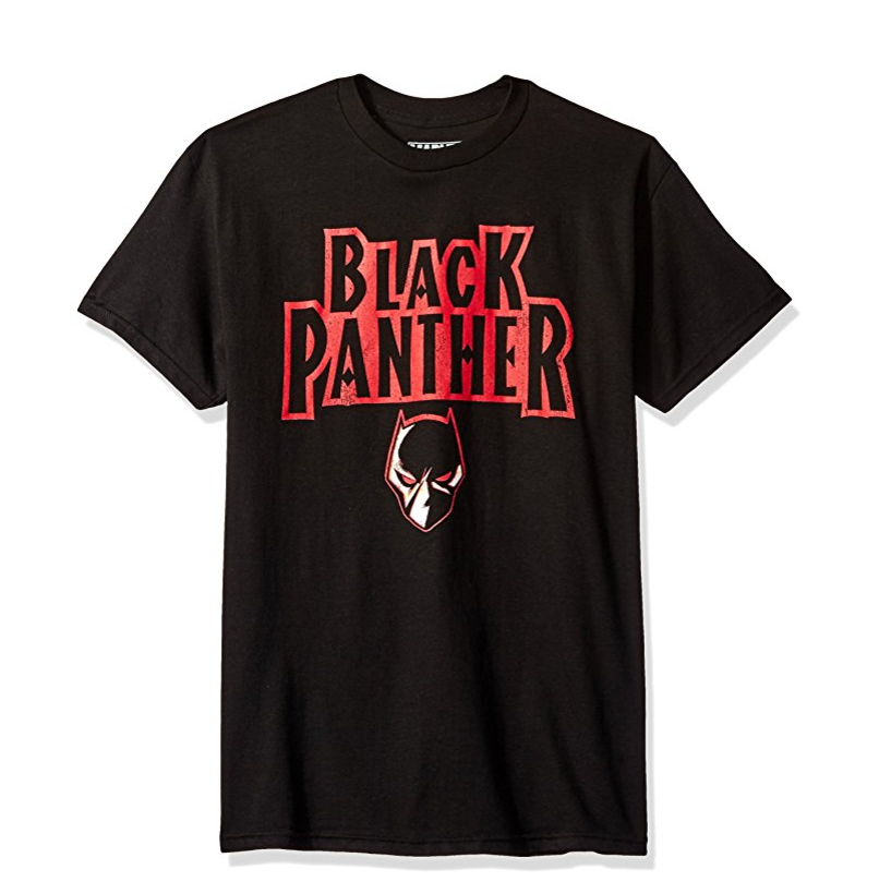 超级英雄！Marvel黑豹logo男士T恤, 现仅售$7.95
