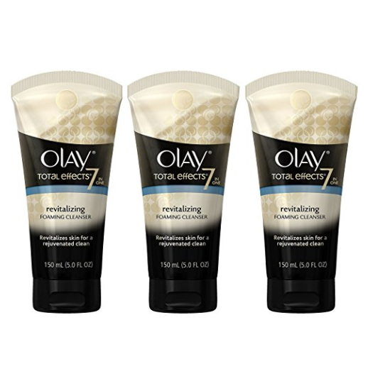 Olay Total Effects Revitalizing Foaming Face Cleanser, 5.0 Fluid Ounce (Pack of 3) only $5.96