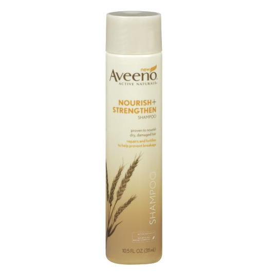 Aveeno Nourish+ Strengthen Shampoo For Damaged Hair, 10.5 Fl. Oz only $9.48