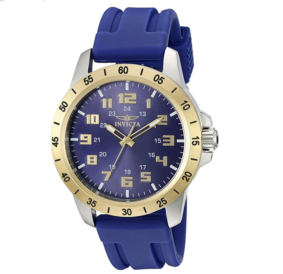 nvicta Men's 'Pro Diver' Quartz Stainless Steel Casual Watch (Model: 21841) only $35.11