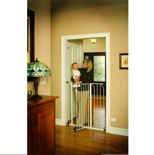 Regalo Easy Step Extra Tall Walk Thru Gate, White, Only $27.80, free shipping
