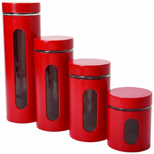 Anchor Hocking 4-Piece Palladian Cherry Window Cylinder Set, Only $15.86, You Save $31.93(67%)